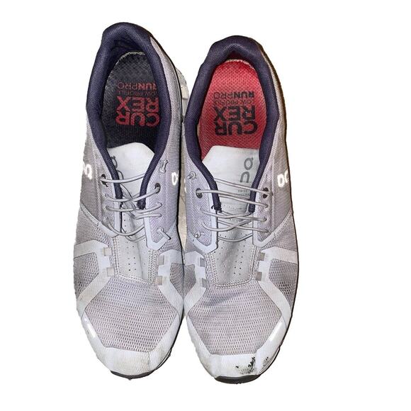 On Cloud 5 Running‎ Shoes Mens 13 White Gray Athletic Cloudtec Sneaker - Picture 1 of 11
